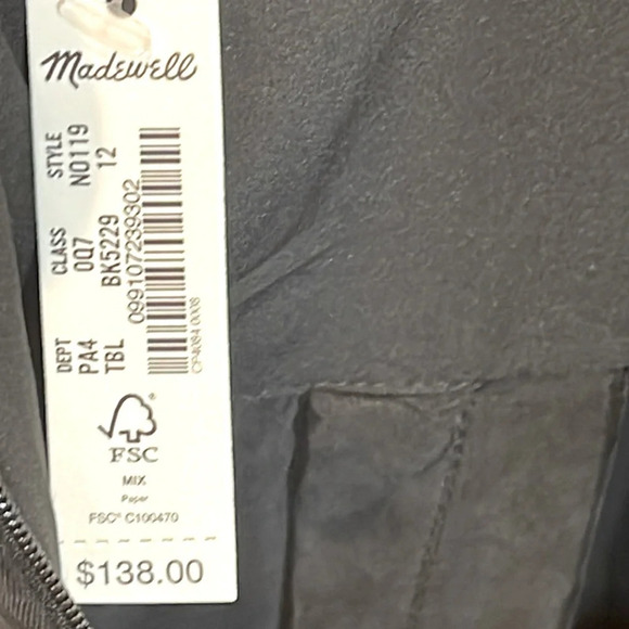 Madewell Ruched Crop Straight-Leg Jumpsuit - Picture 7 of 11